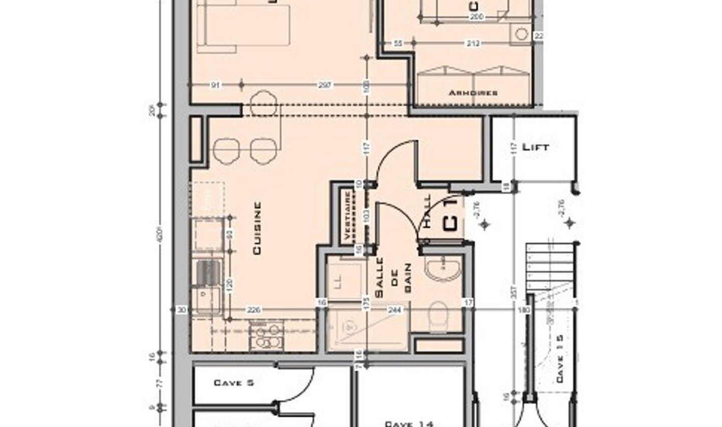 Appartement te huur in Sint-Agatha-Berchem