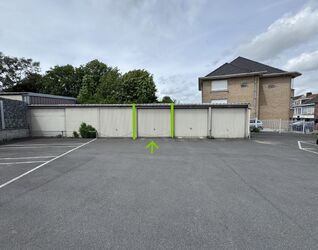 Gesloten garagebox te huur in Sint-Pieters-Leeuw